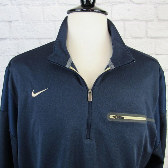 Nike Dri-Fit Men’s 2XL Mock Neck 1/4 Zip Polo - Picture 7 of 8